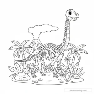 Squelette Fossile Complet #5