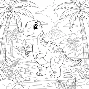Iguanodon en Forêt #9