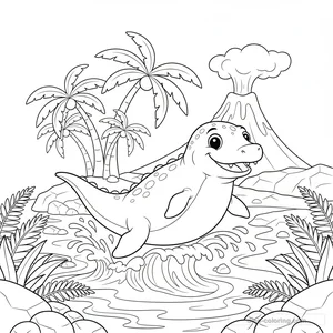 Mosasaure Sautant #9