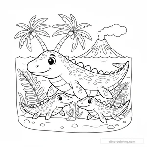 Famille Mosasaure #3