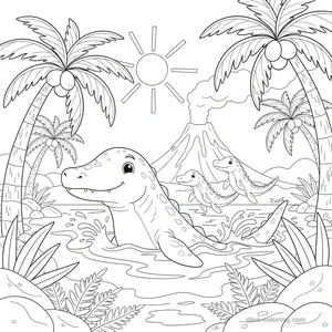 Famille Mosasaure #7