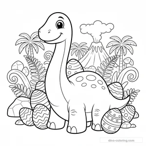 Oeufs de Dinosaures Colorés #10