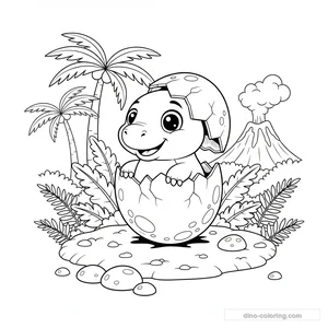 Oeuf de Dinosaure Éclos #4