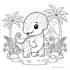 Bébé Pachycéphalosaure #1