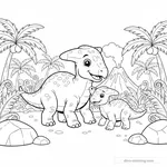 Famille Pachycéphalosaure #38