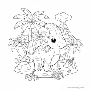 Bébé Parasaurolophus #7