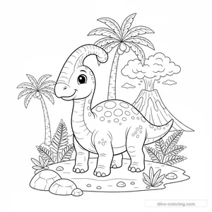 Troupeau de Parasaurolophus #8