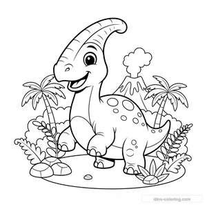 Parasaurolophus Amical #1