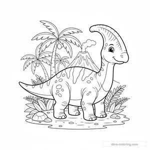 Troupeau de Parasaurolophus #23