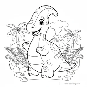 Parasaurolophus Amical #9