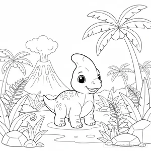 Bébé Parasaurolophus #7