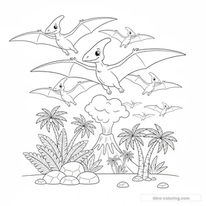 Vol de Ptéranodons #10