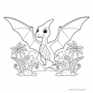 Ptéranodon Ailes Déployées #1