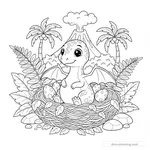 Bébé Ptérodactyle au Nid #8