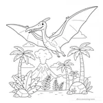 Quetzalcoatlus Géant en Vol #9