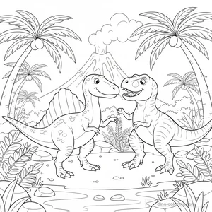 Spinosaure vs T-Rex #26