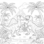 Spinosaure vs T-Rex #26