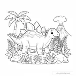 Stégosaure Herbivore #38