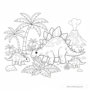 Stegosaurus Family #23