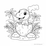 Bébé T-Rex Sortant de l'Oeuf #16