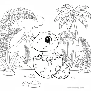 Bébé T-Rex Sortant de l'Oeuf #39