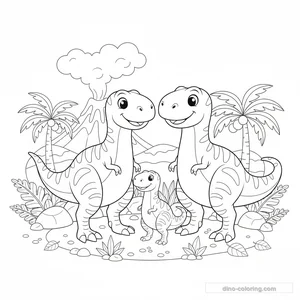 Famille T-Rex #25