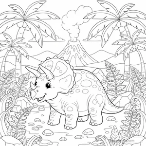 Tricératops Préhistorique #15