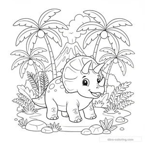 Tricératops Préhistorique #6