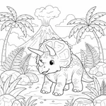 Tricératops Préhistorique #30