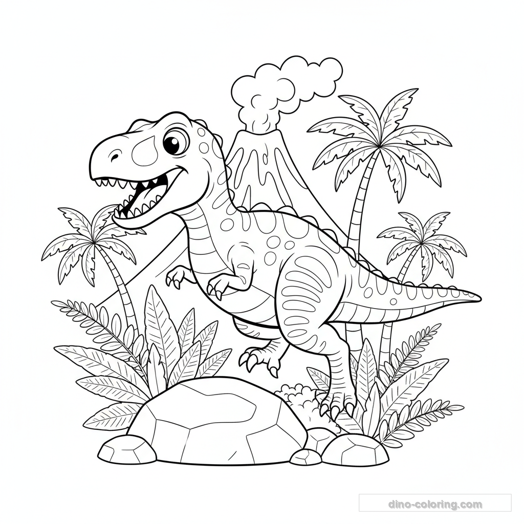Coloriage Albertosaurus