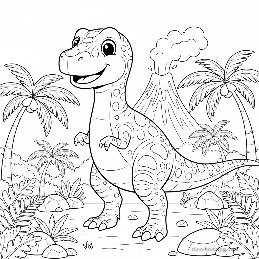 Albertosaurus Ausmalbild #5