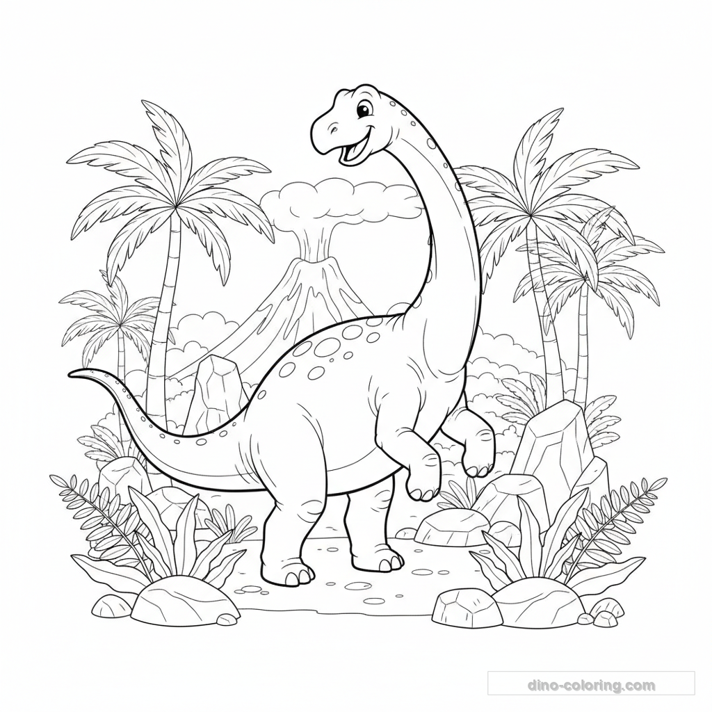 Coloriage Apatosaurus