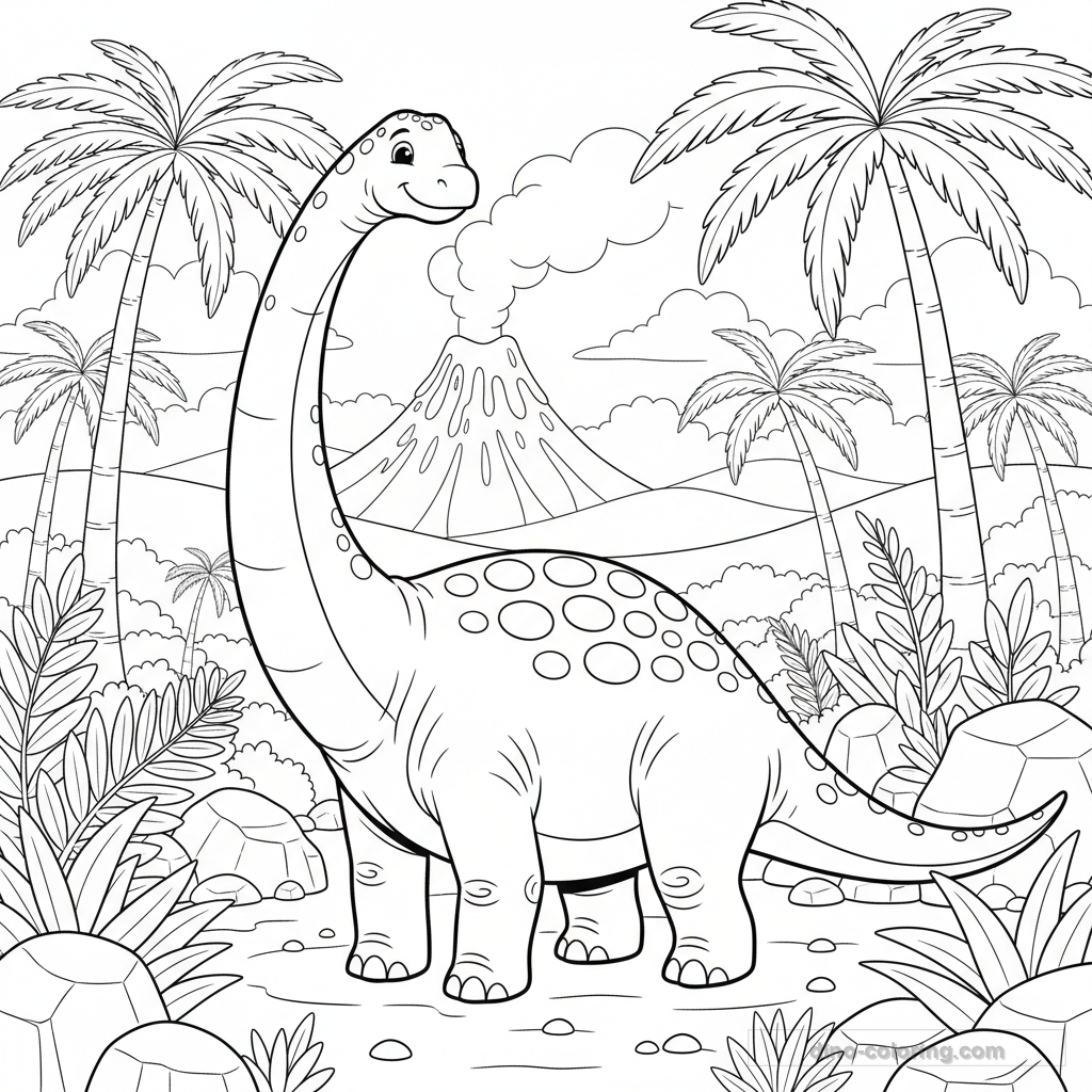 Coloriage Argentinosaurus #2