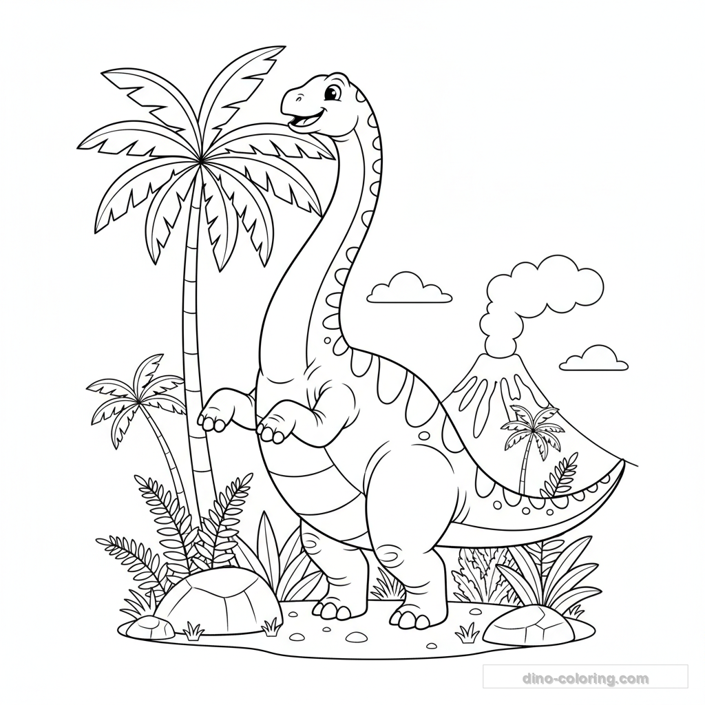 Argentinosaurus Ausmalbild