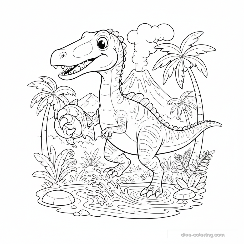 Coloriage Baryonyx