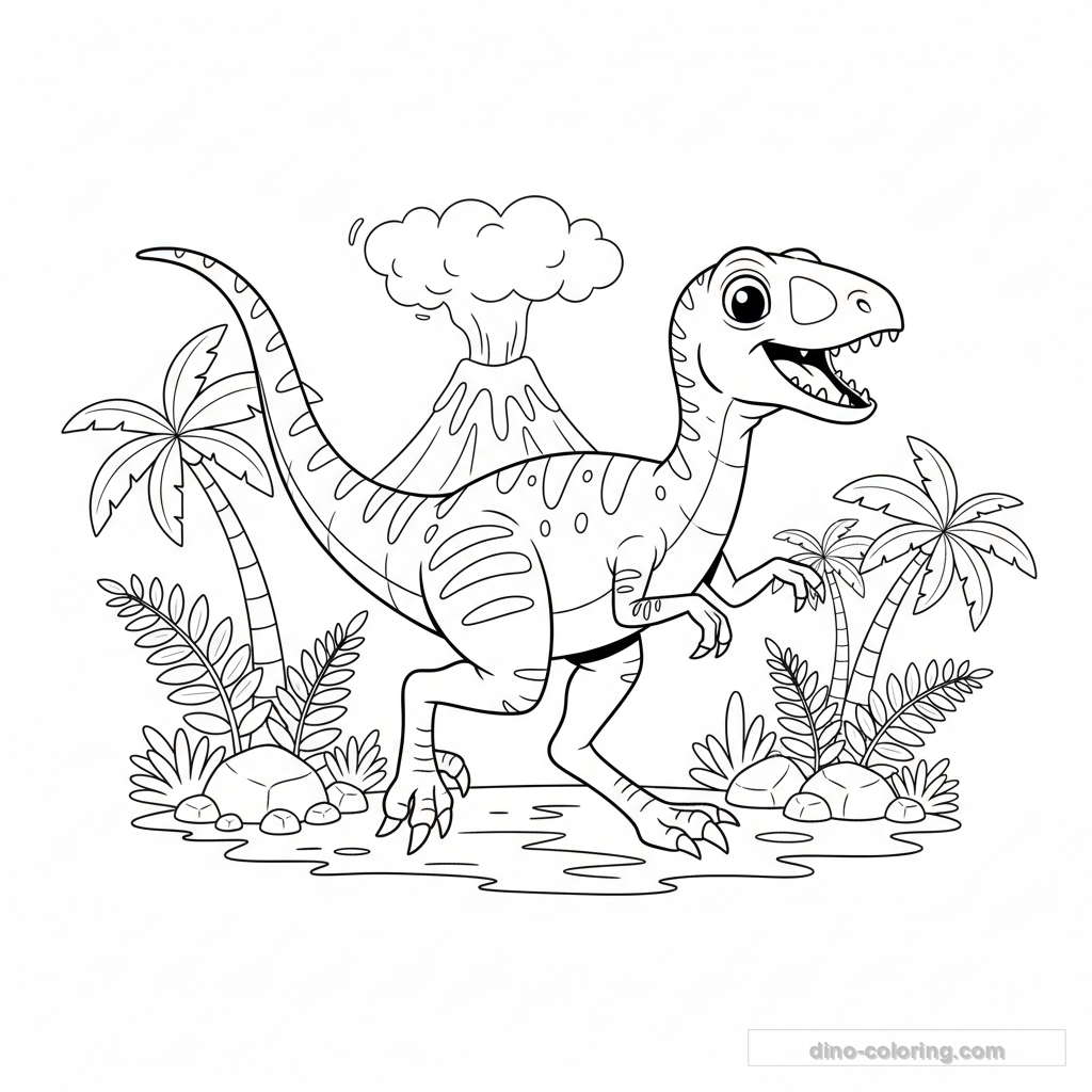 Coloriage Coelophysis