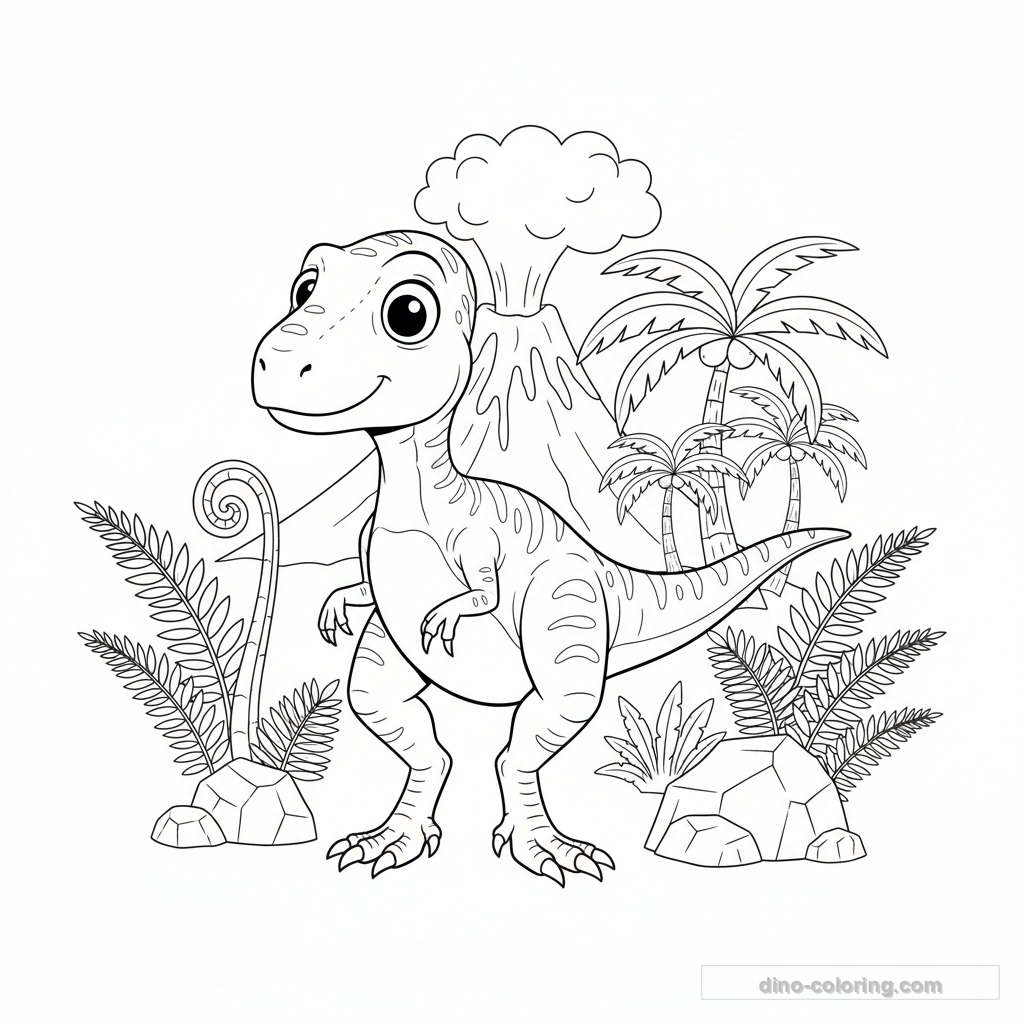 Desenho de Coelophysis #3