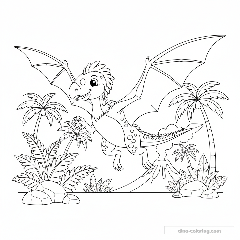 Coloriage Dimorphodon