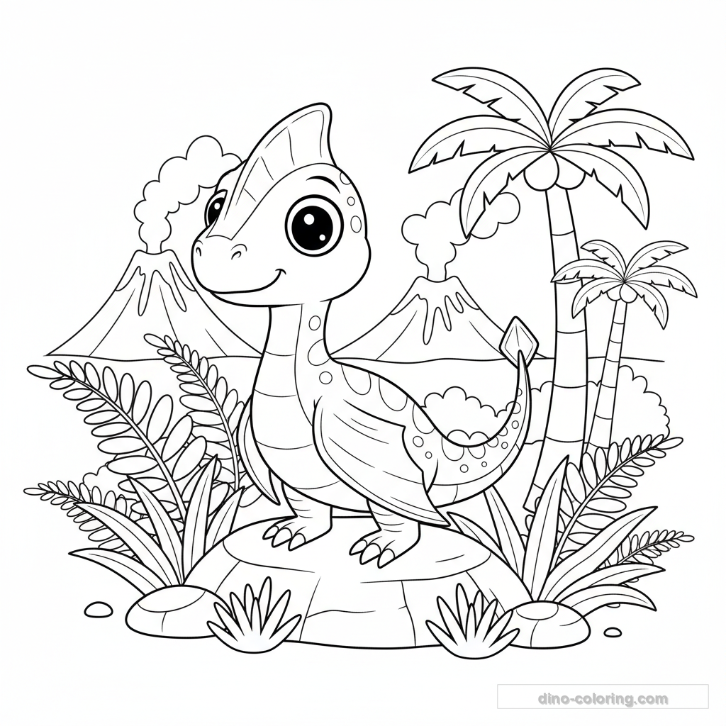 Dimorphodon Ausmalbild #3