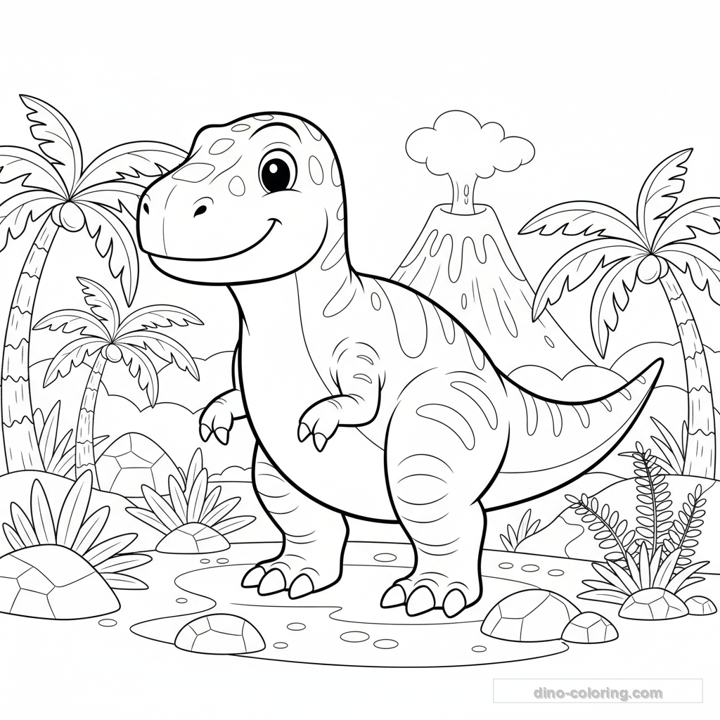 Coloriage Giganotosaurus #5