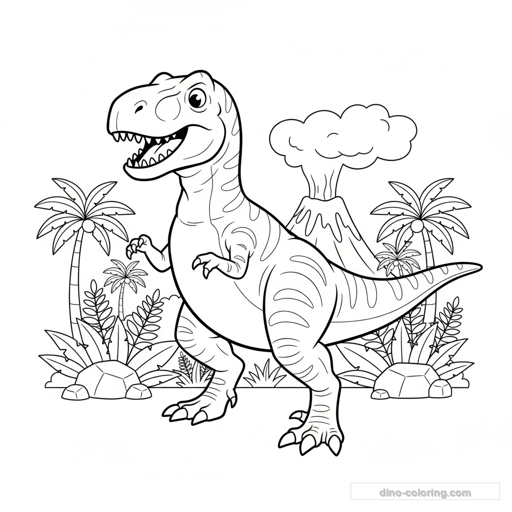 Disegno di Giganotosaurus