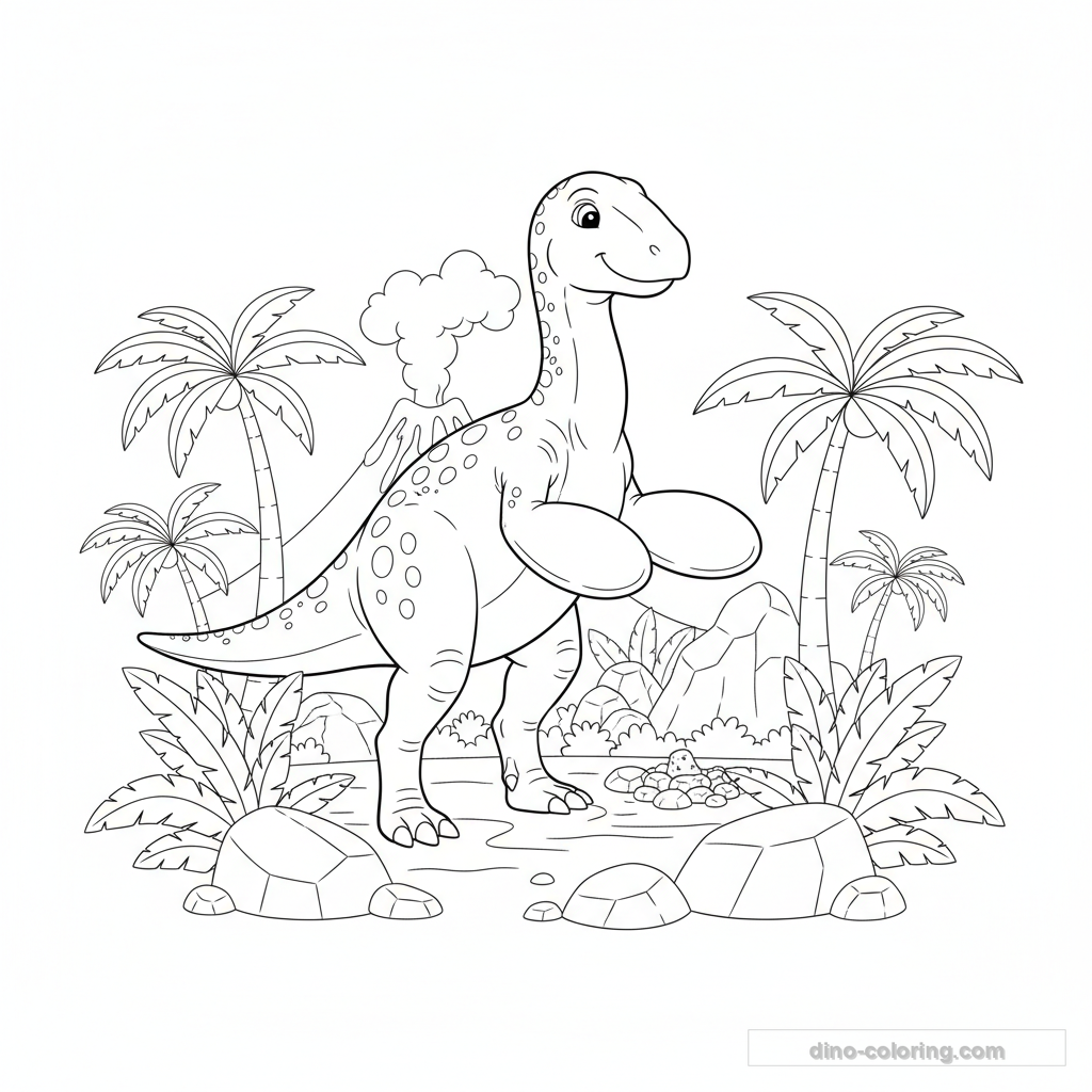 Coloriage Maiasaura