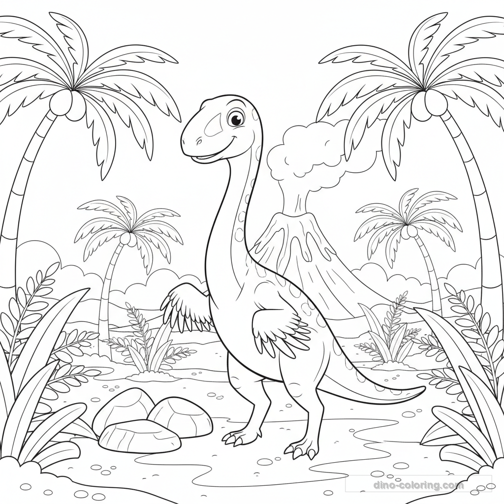 Disegno di Ornithomimus #2