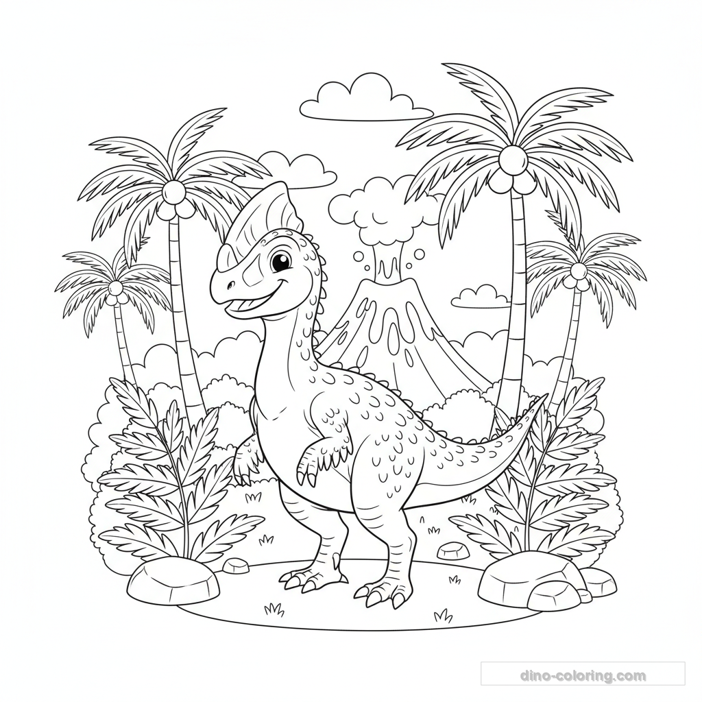 Coloriage Oviraptor #2