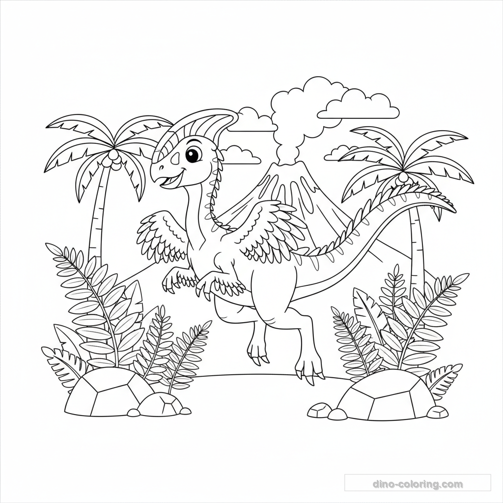 Coloriage Oviraptor