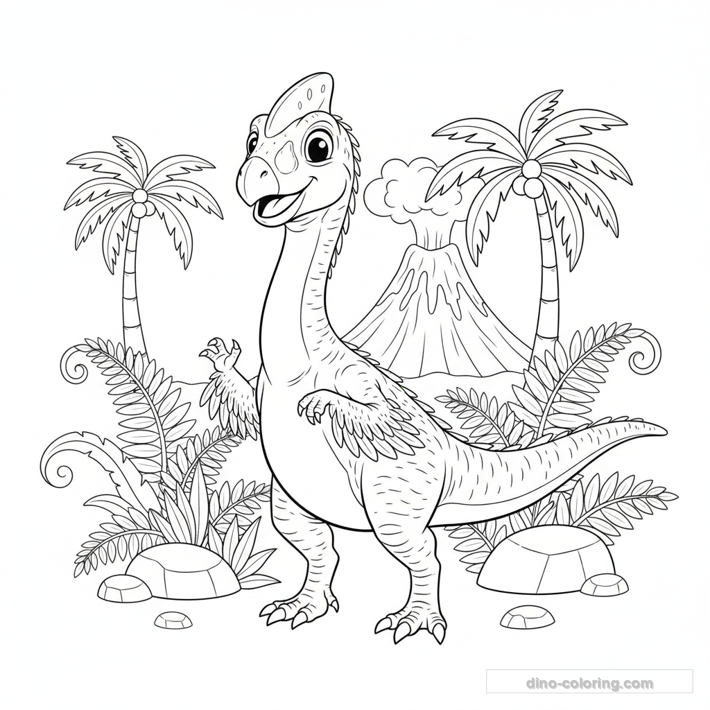 Coloriage Oviraptor #3
