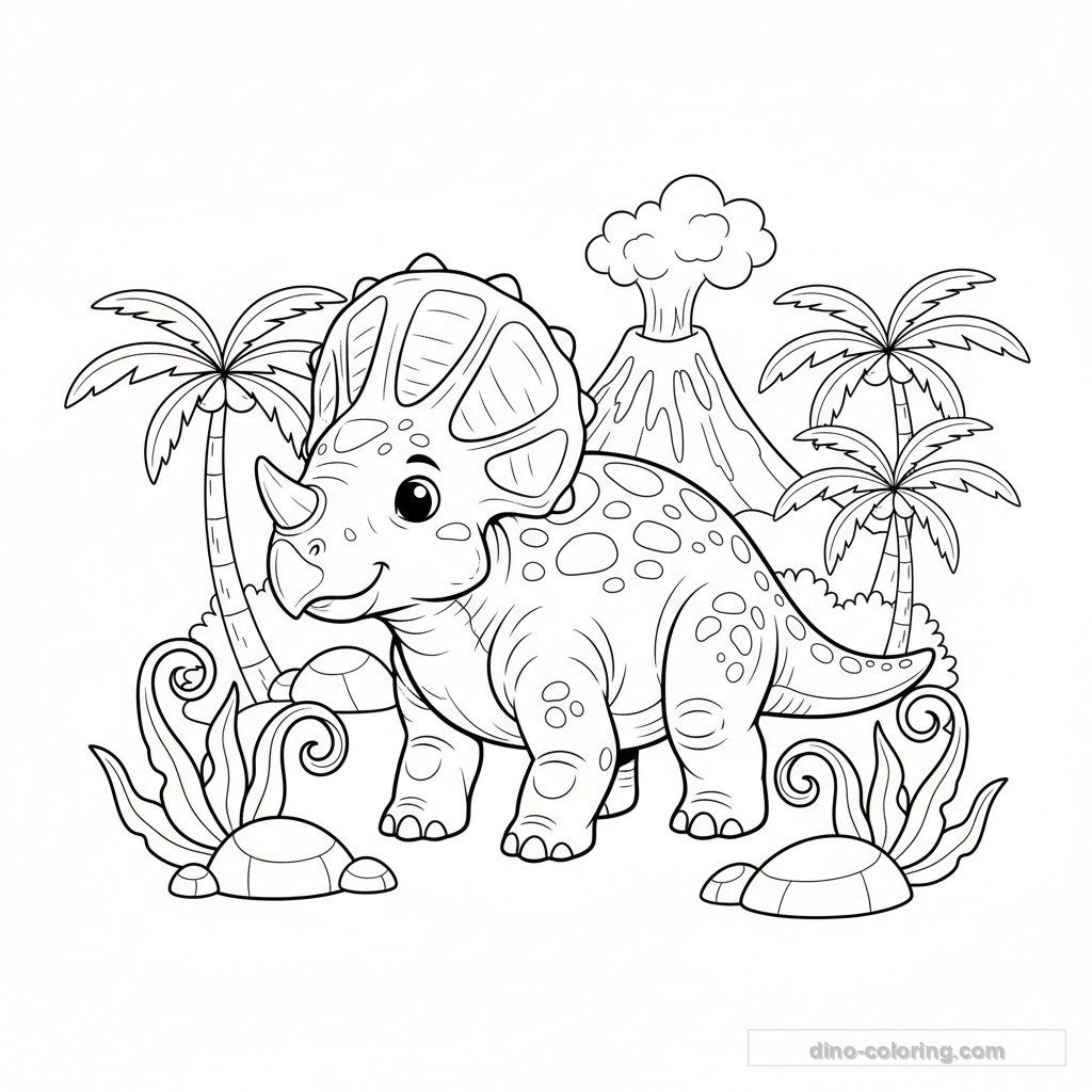 Coloriage Protoceratops #5