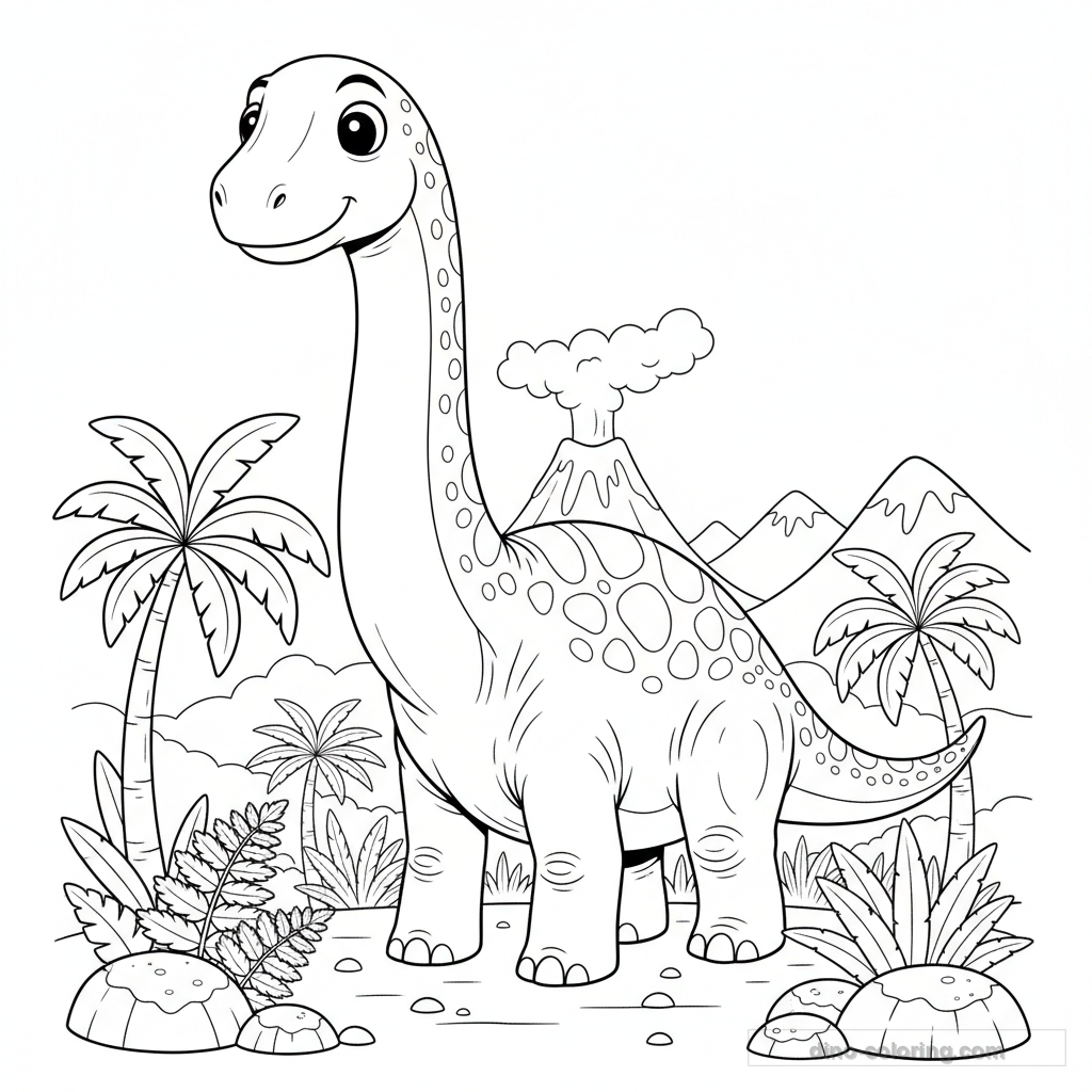 Coloriage Sauroposeidon #3