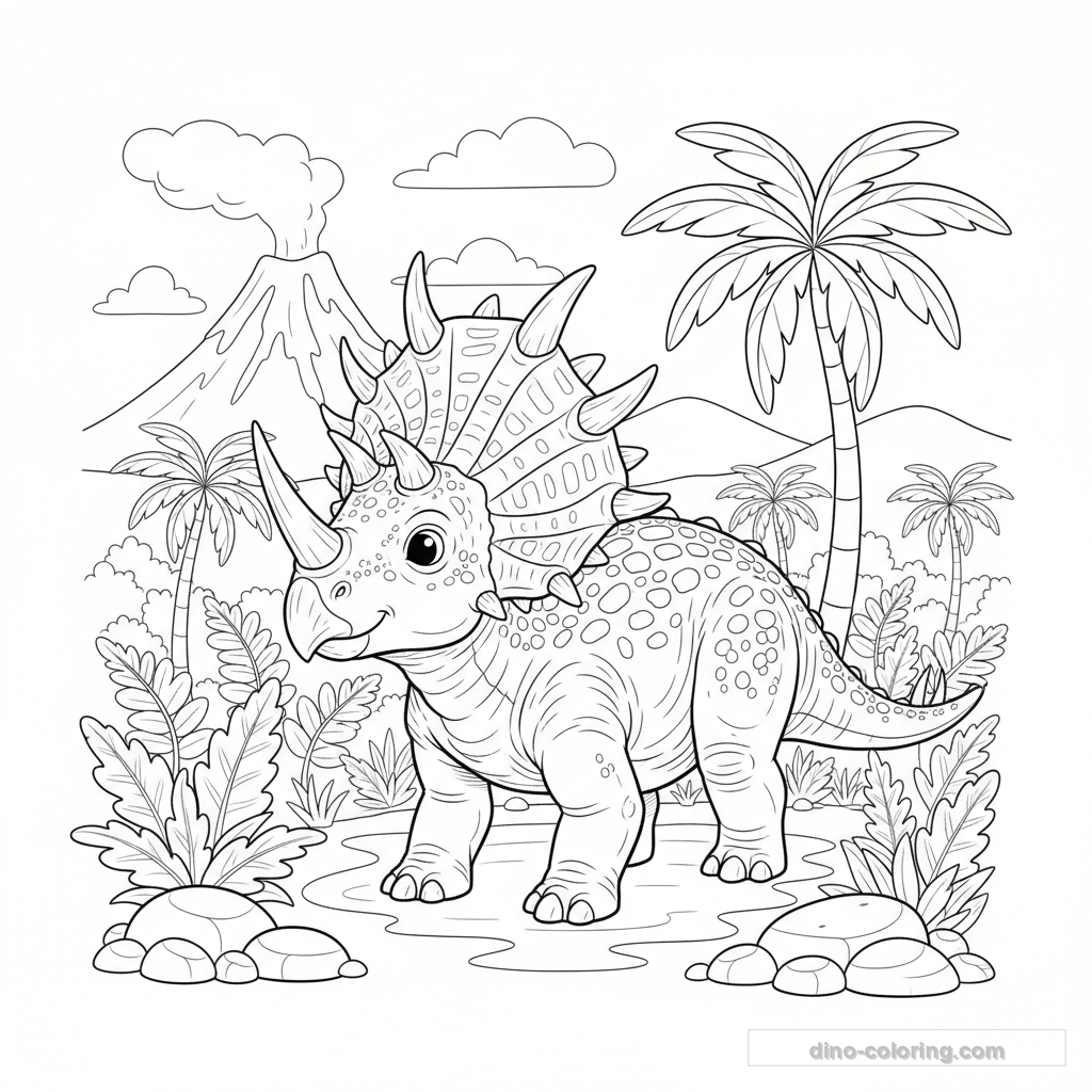 Desenho de Styracosaurus #2
