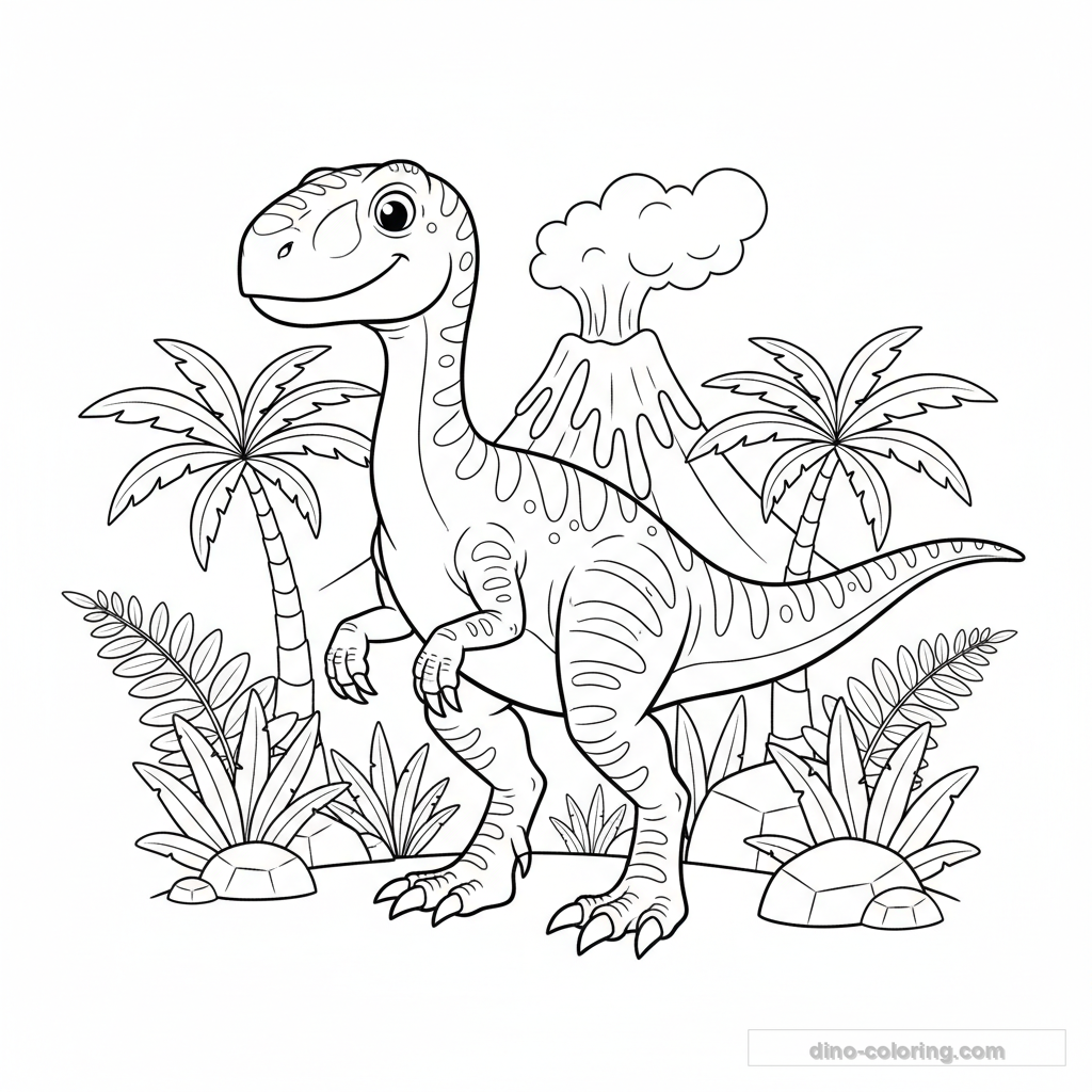 Coloriage Utahraptor #4